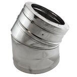 130/180 Dubbelwandig bocht 30 graden