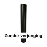 rookkanaal ew zwart 2 mm ZVJ