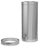 Holetherm concentrisch dubbelwandig 130/200 mm 50cm RVS