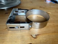 175mm muurbeugel verstelbaar 6 tot 10 cm RVS