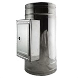 Rookkanaal Dubbelwandig Rits Fire bv &Oslash;80/130inspectieluik