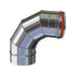  90 graden bocht ew rvs 80 mm 3