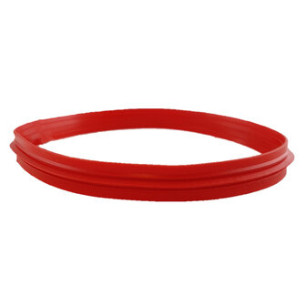 Rookkanaal Dubbelwandig Rits Rookkanalen &Oslash;80 mm Silicone O-ring witte achtergrond