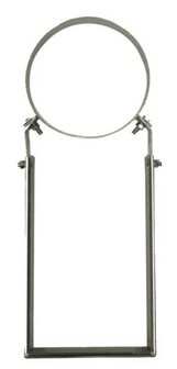 muurbeugel 130 mm verstelbaar 5 tot 4- cm  tbv dw 80/130  