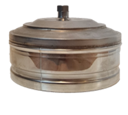 150/200 Dubbelwandig T-stuk met deksel