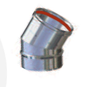 bocht 45 graden pelletpijp 80 mm met seal 2