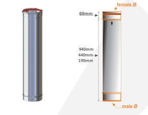 100 cm ew pelletpijp 80 mm zwart 3